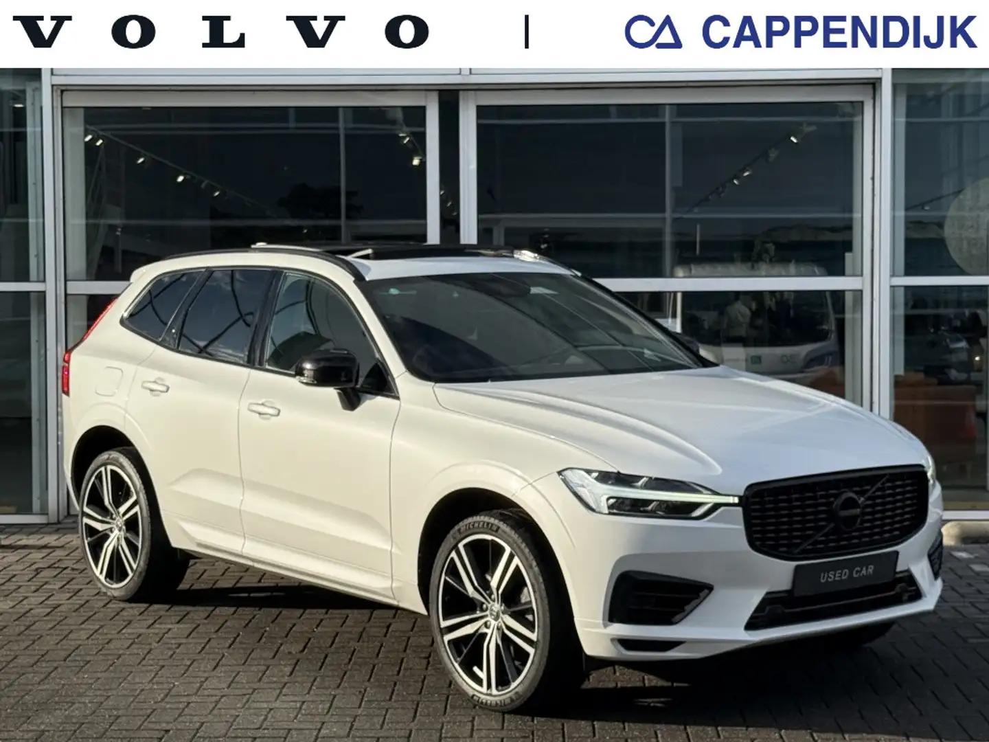 Volvo XC60 T8 390PK Recharge R-Design| Panodak| Luchtvering| Wit - 1