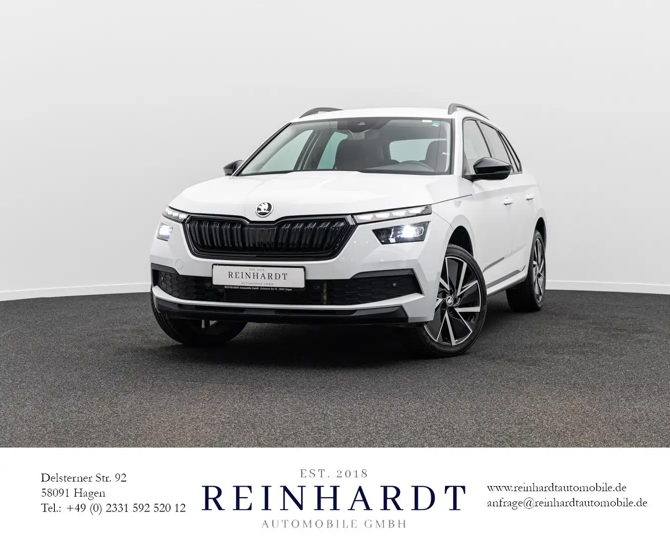 Skoda Kamiq 1.0TSi STYLE BLACK/18Z./LED/LANE/KAMERA/VC Blanco - 1