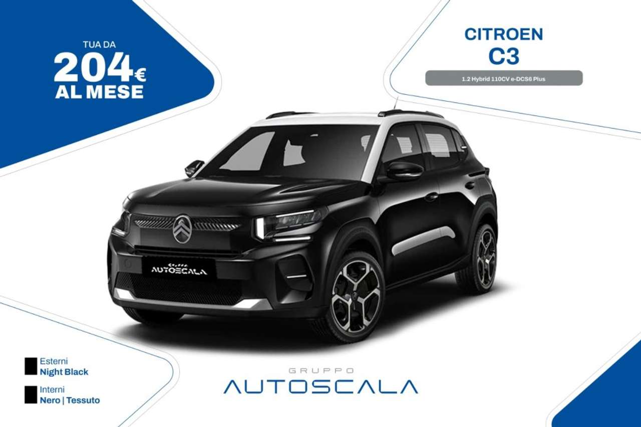 Citroen C3 1.2 Hybrid 110CV e-DCS6 Plus