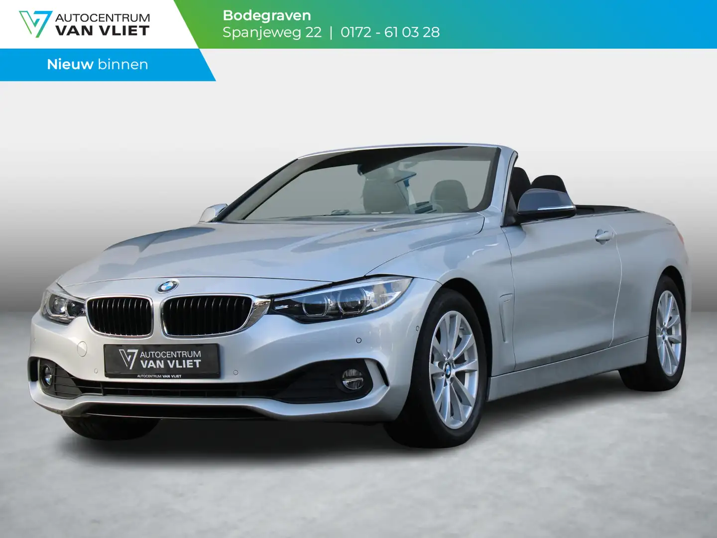 BMW 420 4-serie Cabrio 420i Executive | HARDTOP | NAVIGATI Grijs - 1