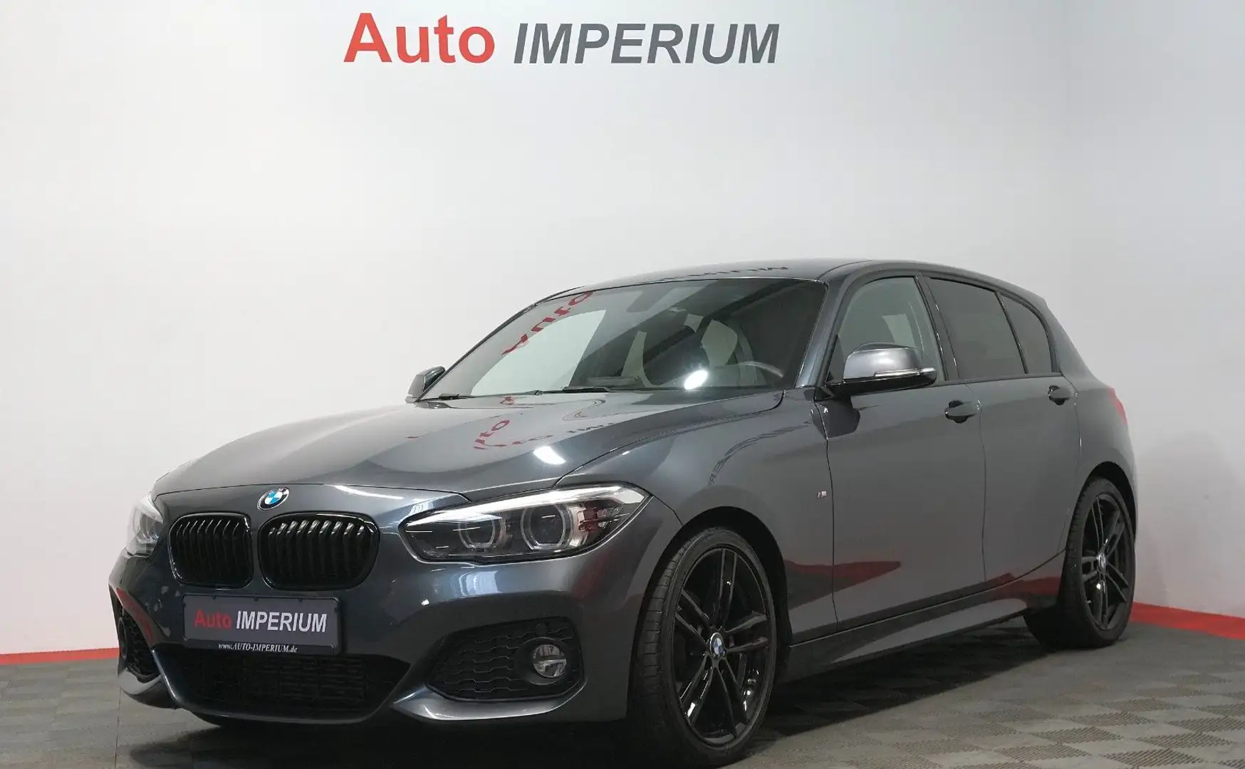BMW 118 i Edition M Sport*SHADOW*LEDER*NAVI*TEMPOMAT Grau - 1