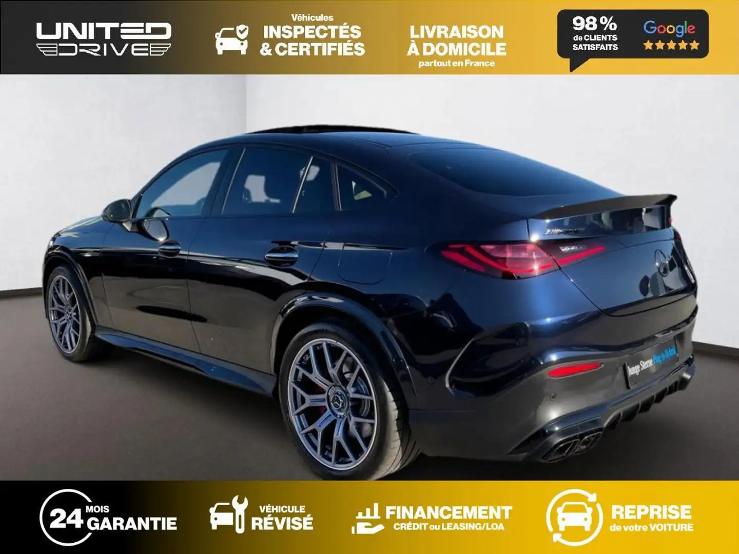 Mercedes-Benz GLC 63 AMG Coupé GLC 63 S - BVA Speedshift MCT E Performance AMG COUPE - BM C254 AMG 4-Matic+ - BVA Bleu - 2