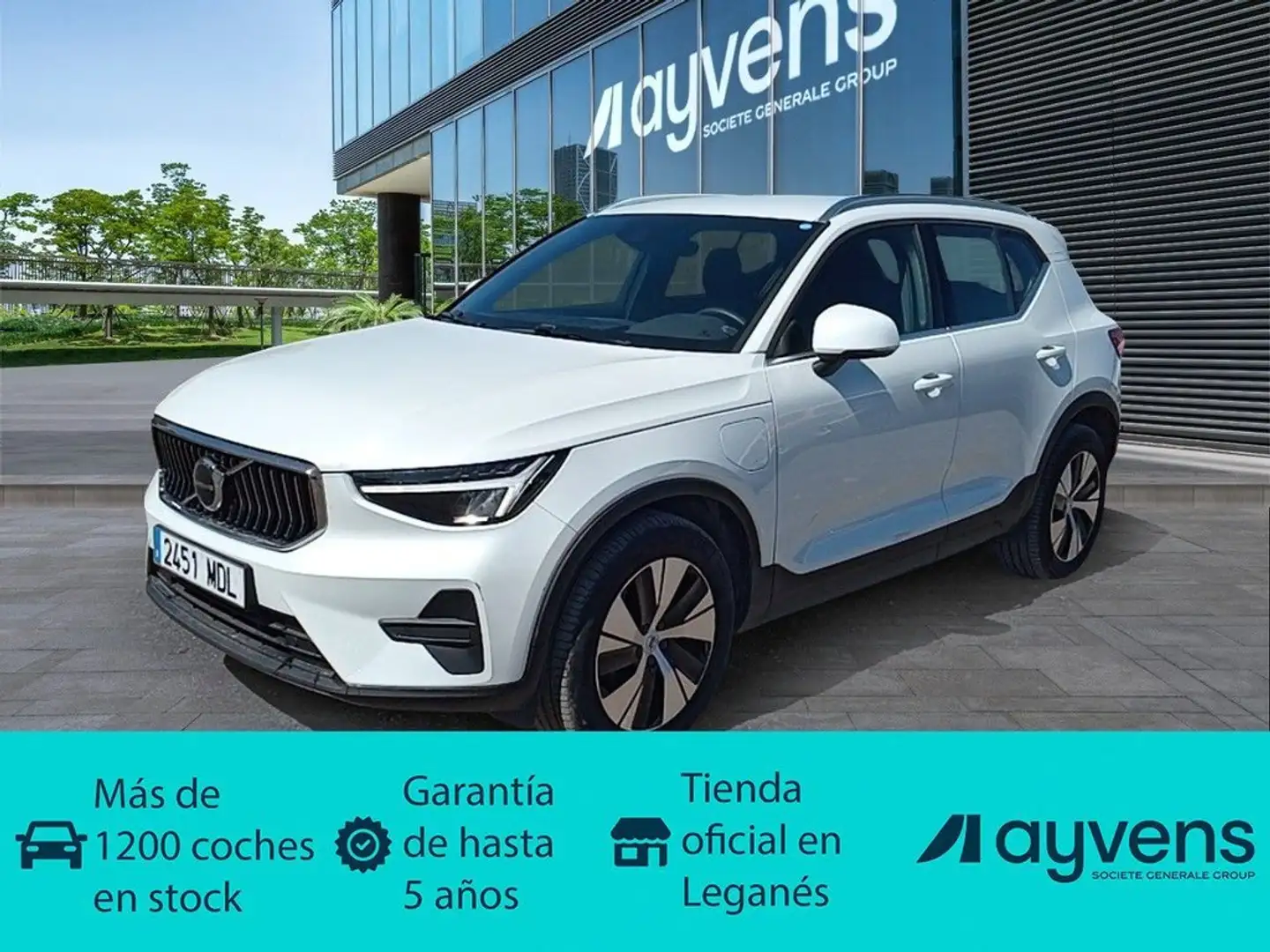 Volvo XC40 T5 Recharge Plus Bright Aut. Blanco - 1