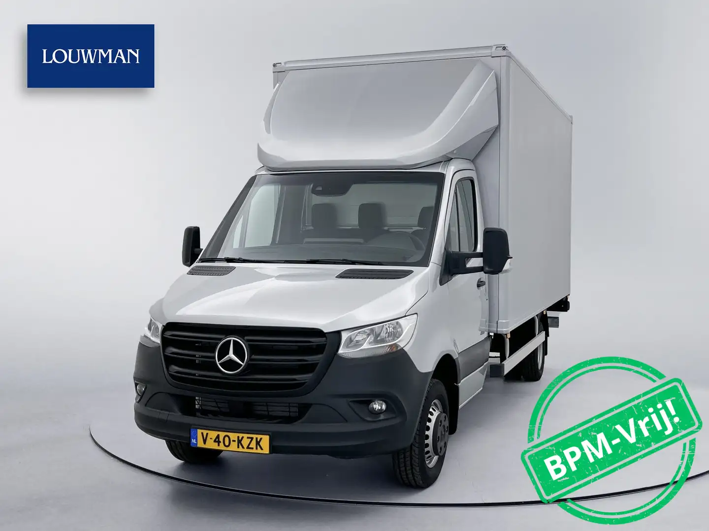 Mercedes-Benz Sprinter 517 1.9 CDI Bakwagen Meubelbak 1000KG Laadklep App Grijs - 1