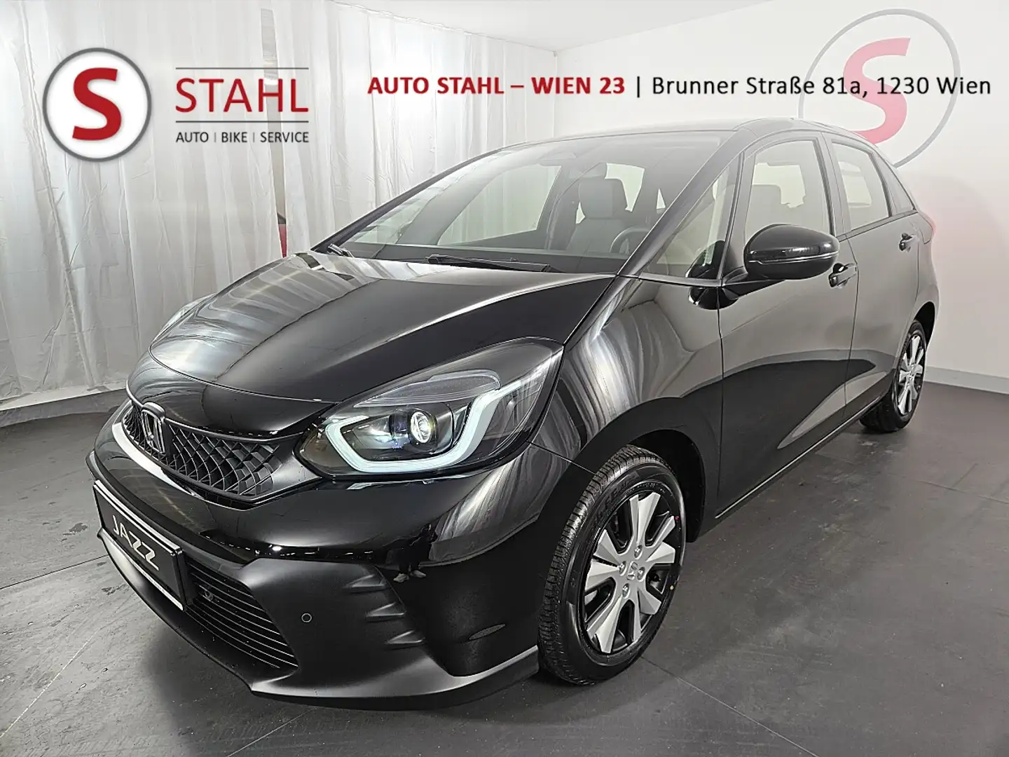 Honda Jazz Hybrid Elegance Aut. | Auto Stahl Wien 23 Schwarz - 1