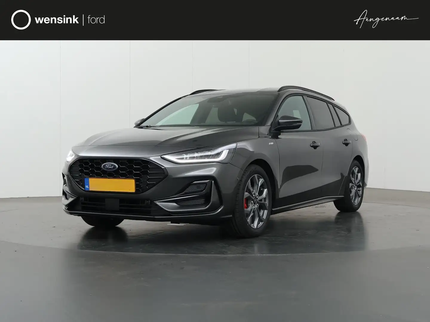 Ford Focus Wagon 1.0 EcoBoost Hybrid ST Line X PRIVATE LEASE Grijs - 1