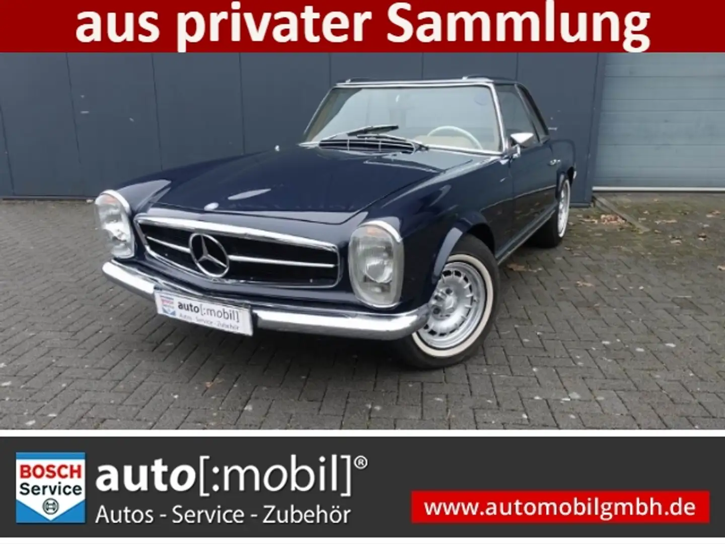 Mercedes-Benz SL 280 Pagode+H-Kennzeichen+LEDER+CABRIO Azul - 1