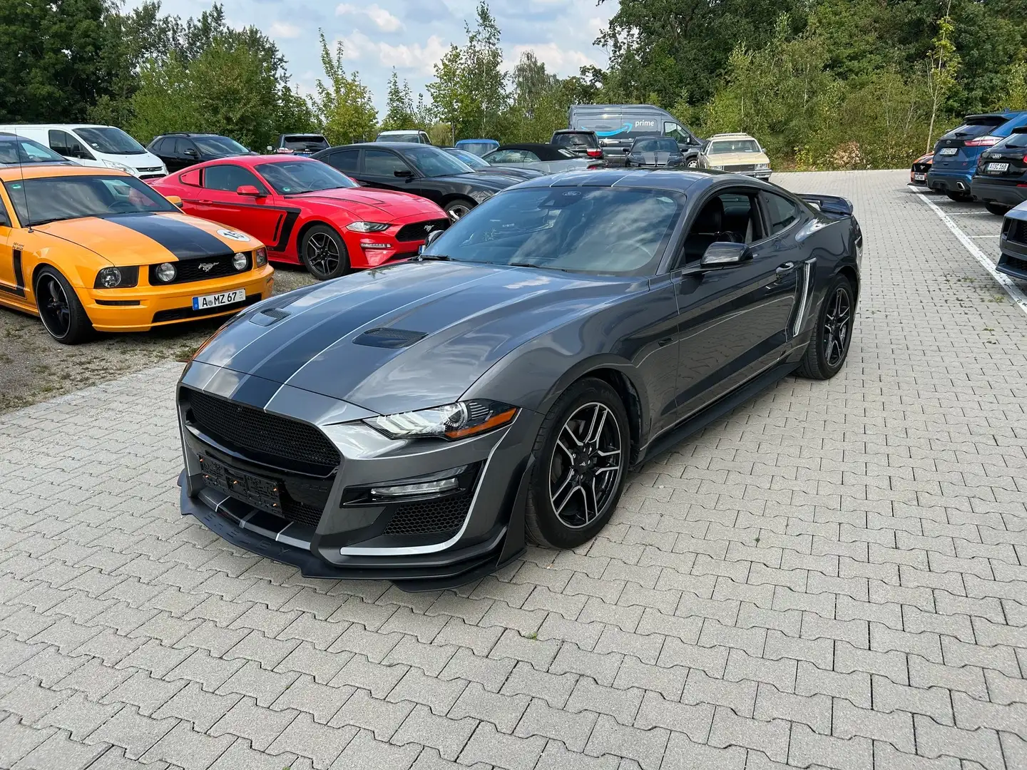 Ford Mustang 2021 2.3 Ecob. mit Vollausstattung 1 x in Europa Grau - 1