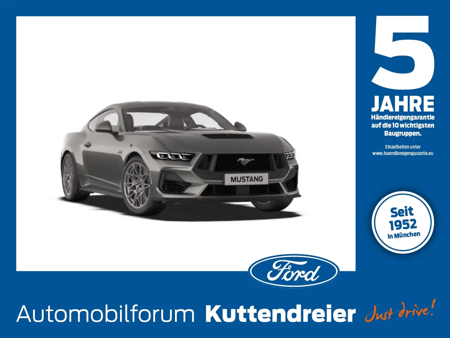 Ford Mustang Coupe GT 5.0 **NEUES MODELL** ACC Grau - 1