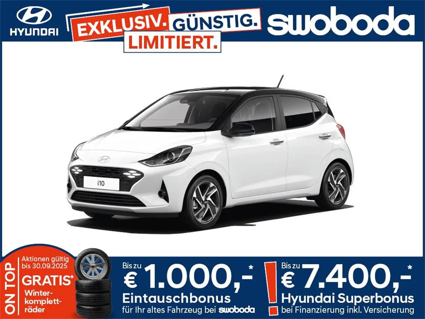 Hyundai i10 GO 1,0 MT a5bg1-O2 Wit - 1