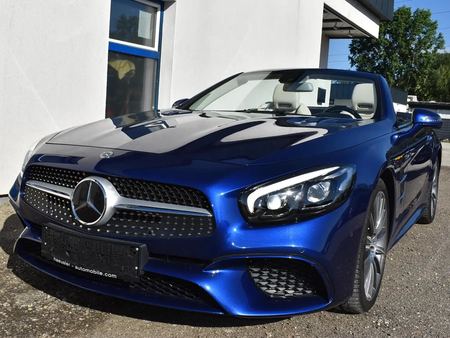 Mercedes-Benz SL 500 AMG-line V8 Vollausstattung Blau - 2