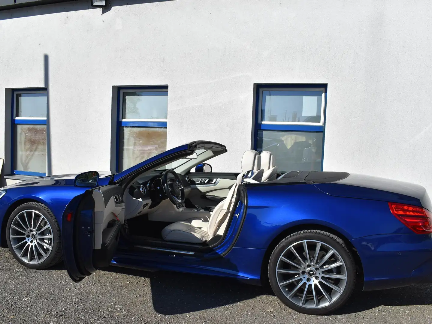 Mercedes-Benz SL 500 AMG-line V8 Vollausstattung Blau - 2