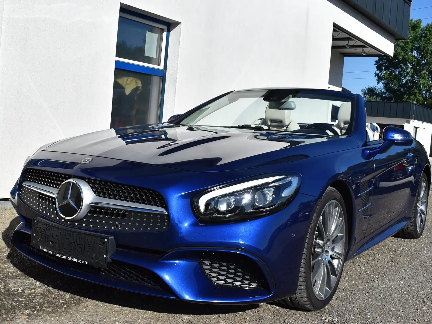 Mercedes-Benz SL 500 AMG-line V8 Vollausstattung Blau - 1