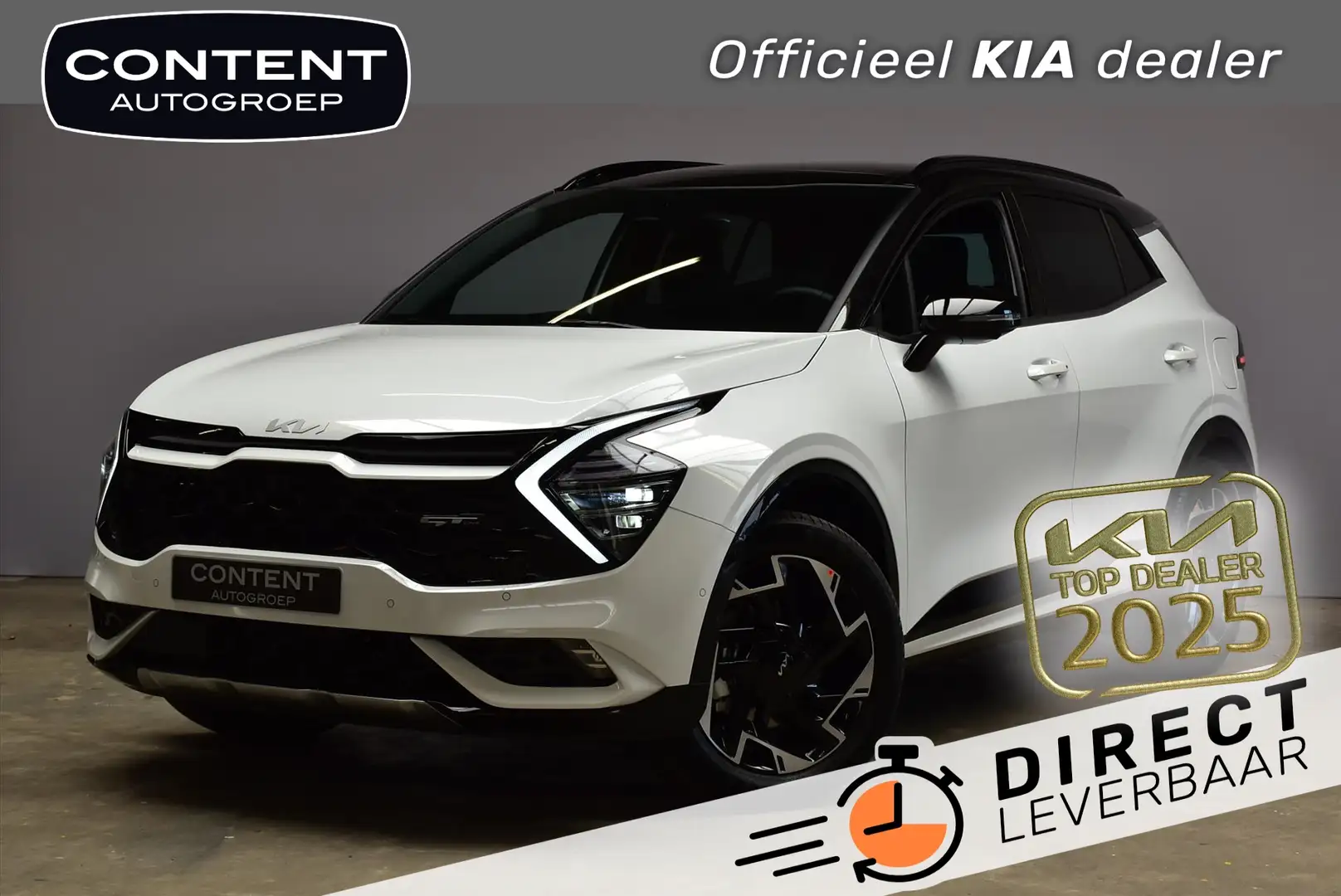 Kia Sportage 1.6 T-GDi 245pk Plug-In Hybrid AT6 4WD GT-PlusLine Blanc - 1