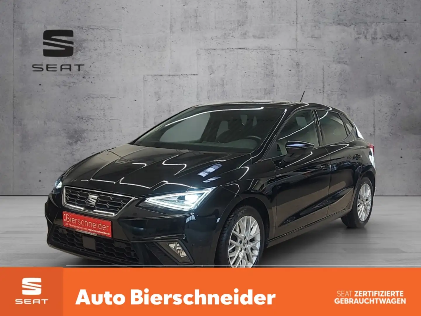 SEAT Ibiza 1.0 TSI DSG FR LED NAVI GRA PDC KAMERA SHZ Schwarz - 1