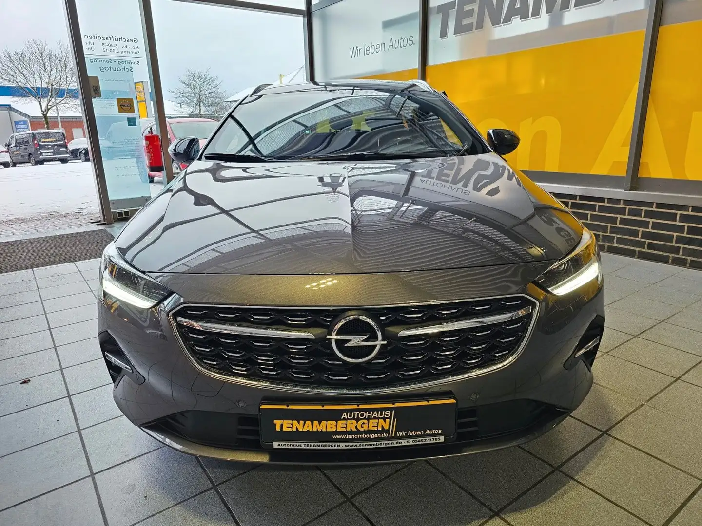 Opel Insignia Business AHK Voll LED Navi Leder ACC Grau - 2