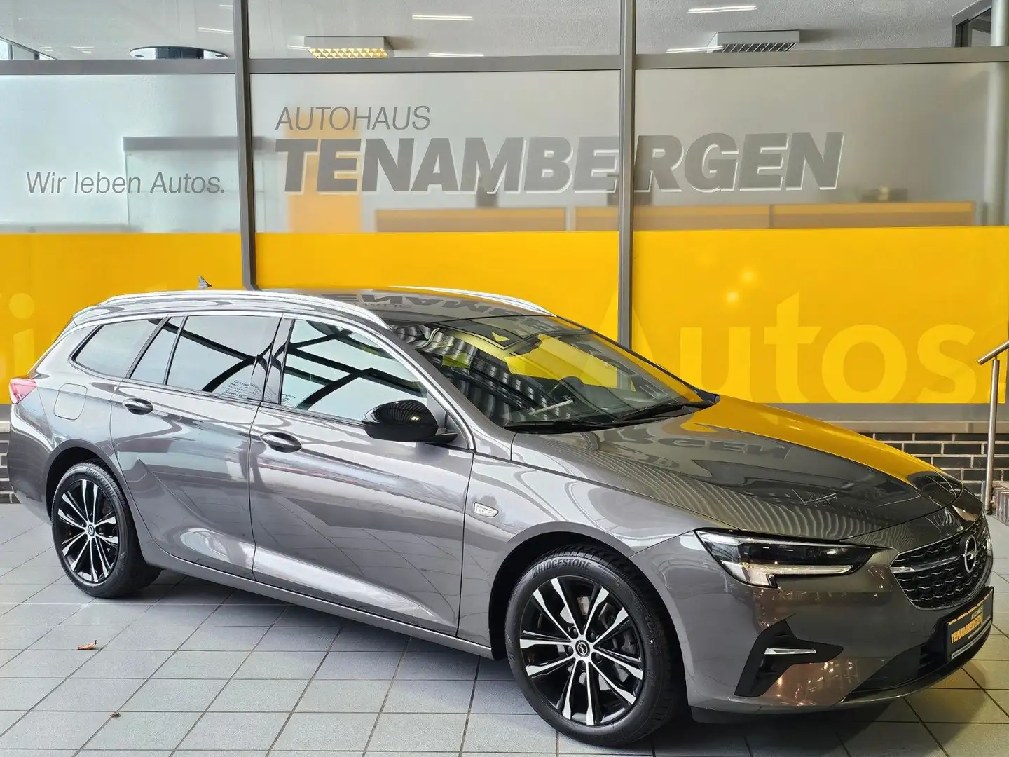 Opel Insignia Business AHK Voll LED Navi Leder ACC Grau - 1