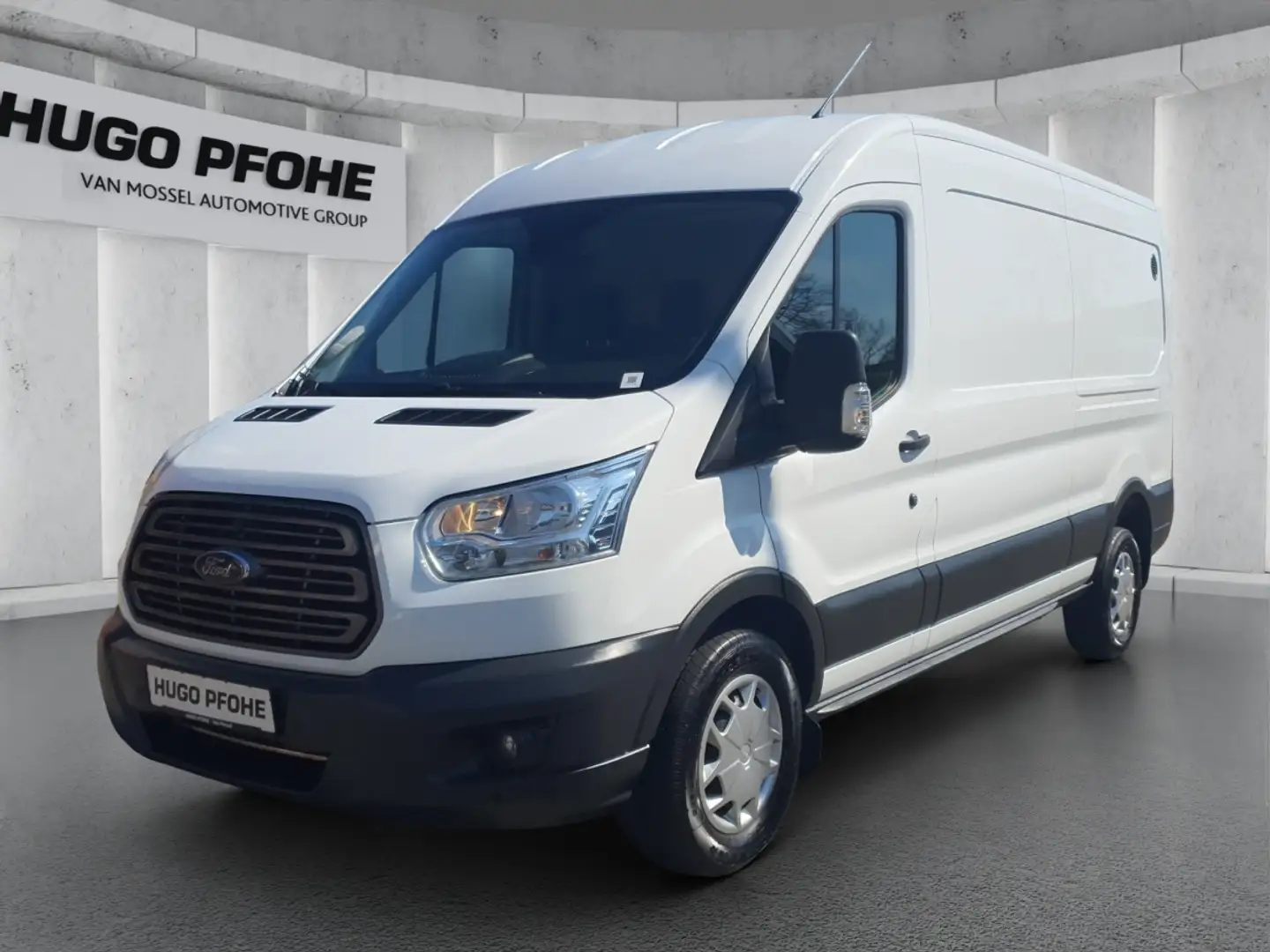 Ford Transit Trend 350 L3H2 RFK PDC Navi Klima ZV m FB SpurH Ka Blanc - 1