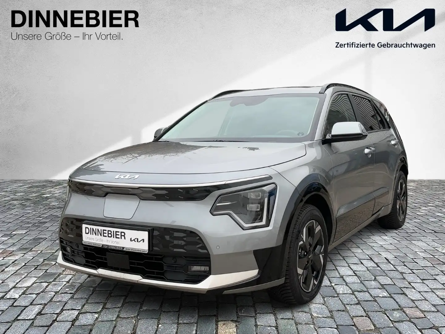 Kia Niro EV Inspiration LED+Glasdach+Navi+Kamera Grau - 2