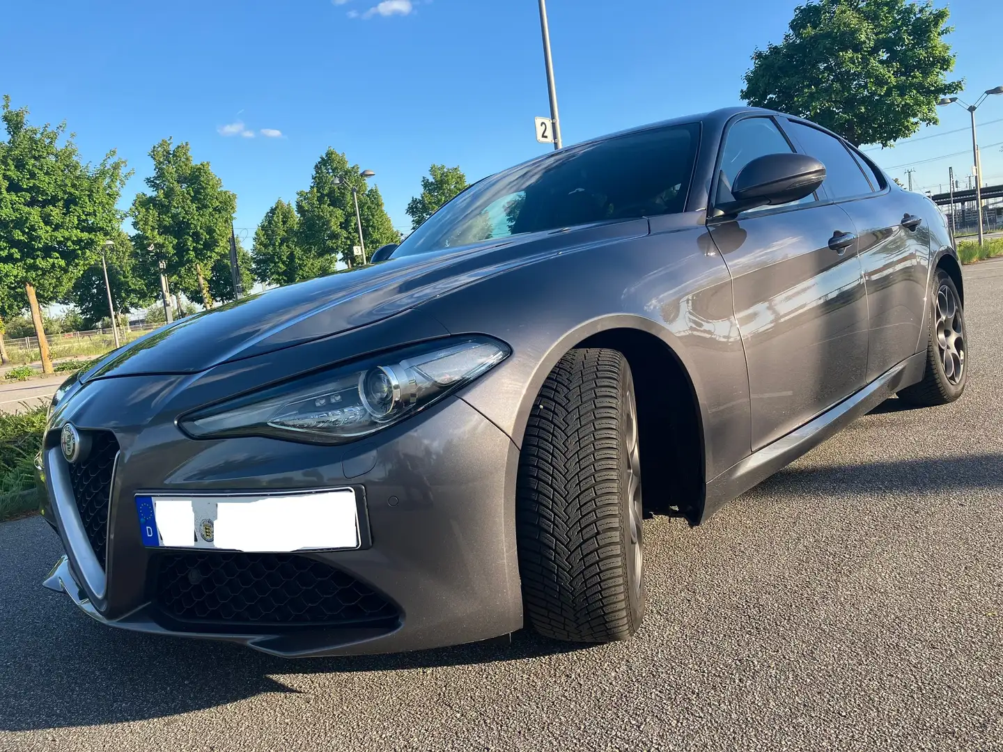 Alfa Romeo Giulia Giulia Diesel 2.2 Diesel AT8 Super Grey - 1