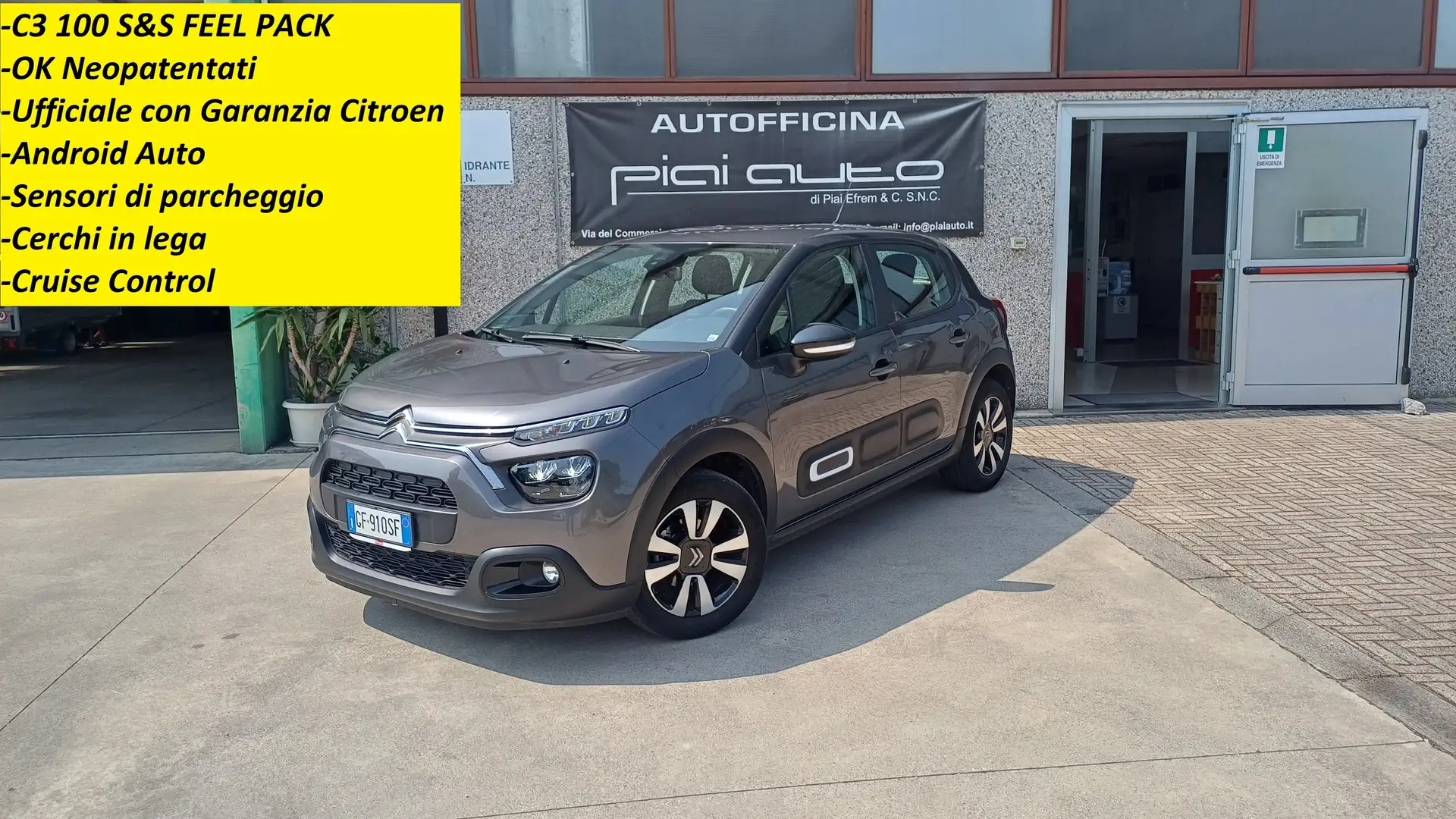 Citroen C3 1.5 bluehdi Feel Pack s OK Neopatentati Euro6 Gris - 1