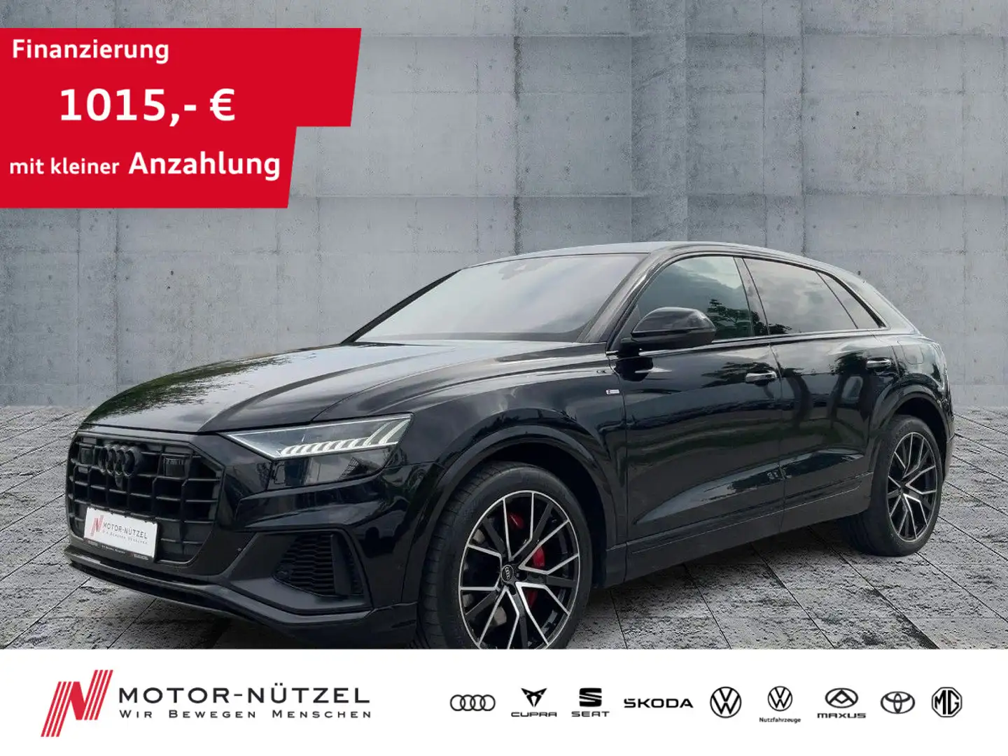 Audi Q8 60 TFSI e S-Line QU HD-Matrix+ACC+NAV+SHZ+RFK Negru - 1
