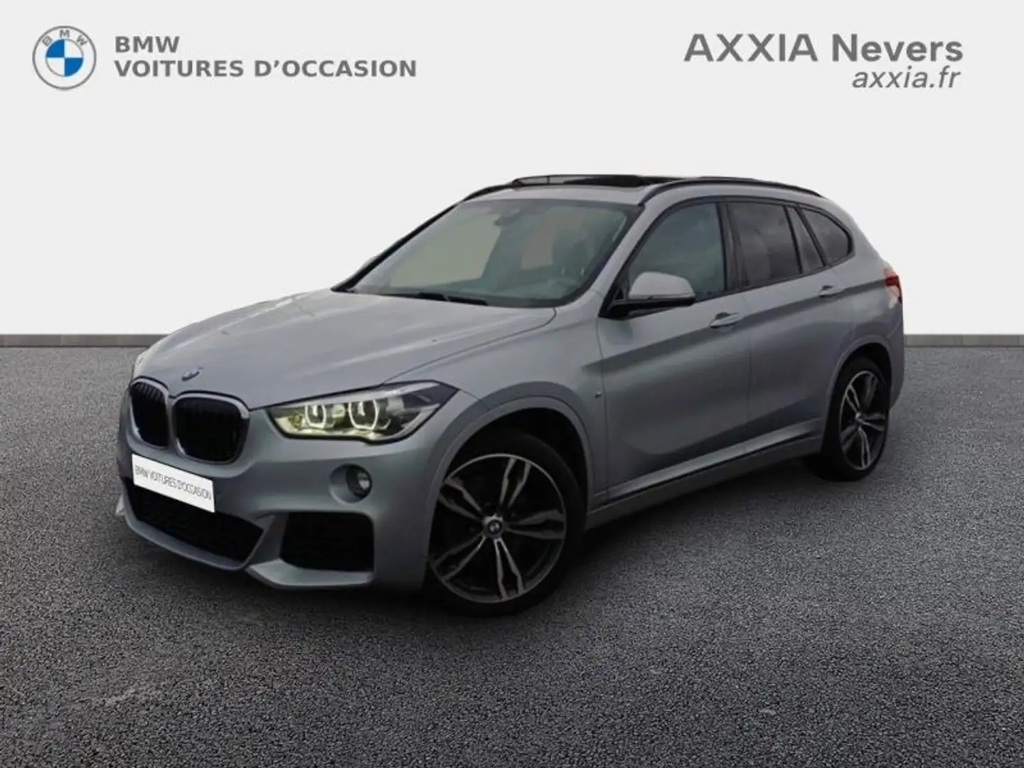 BMW X1 sDrive18iA 140ch M Sport DKG7 Euro6d-T Argent - 1