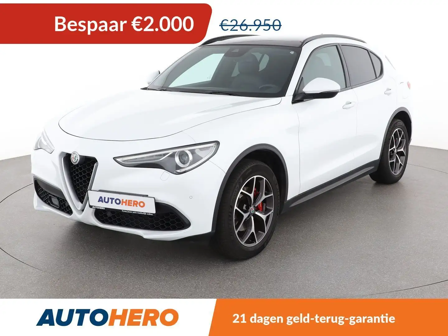 Alfa Romeo Stelvio 2.0 Turbo Super Q4 Wit - 1