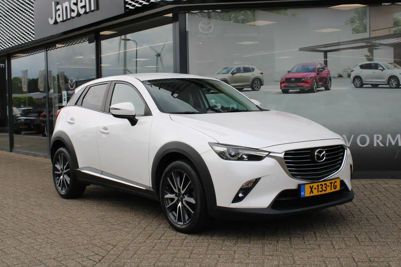 Mazda CX-3 2.0 SkyActiv-G 120 GT-M-Line , Automaat, Navi, Cli Bílá - 2