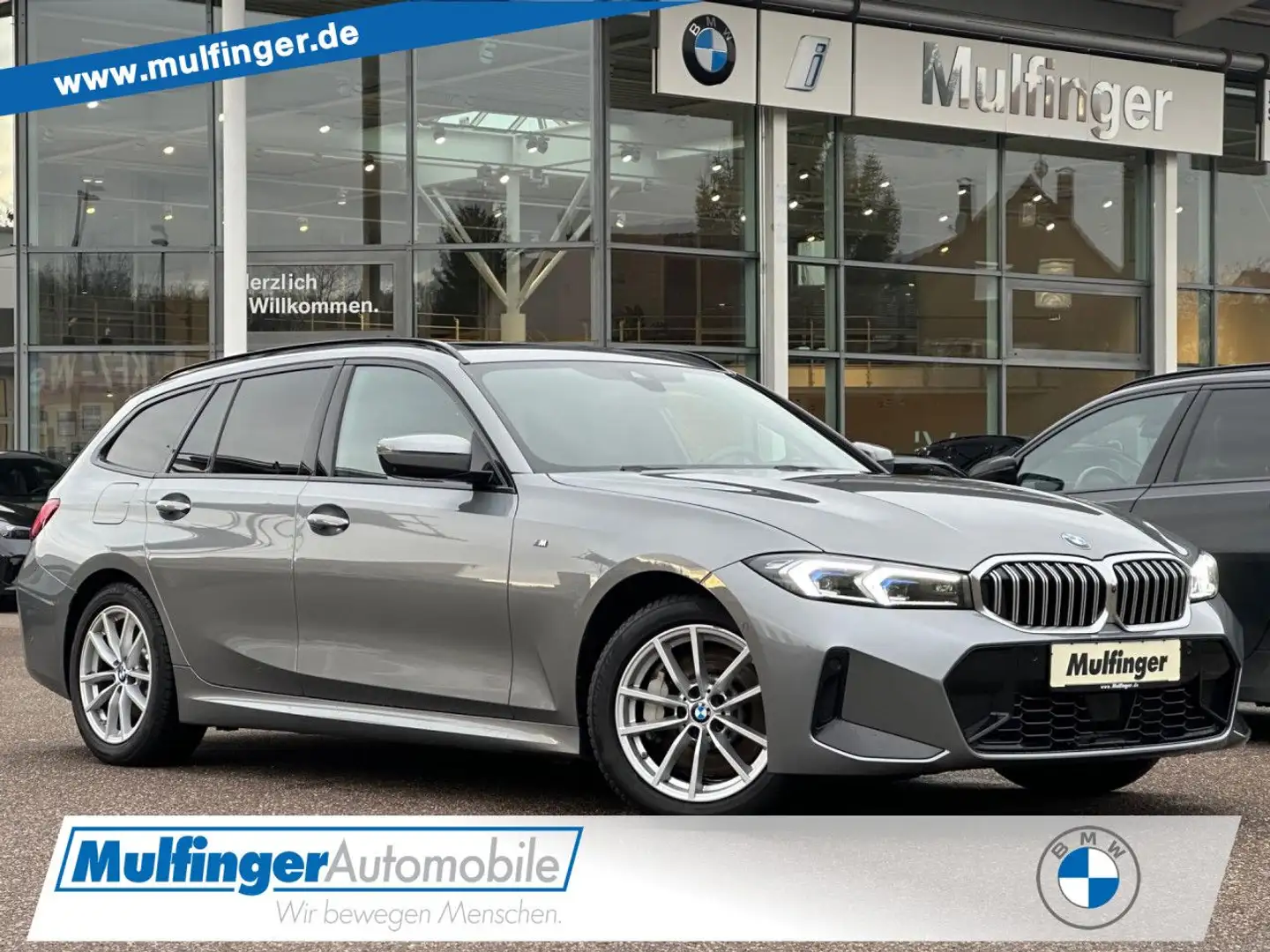 BMW 330 d xDr.T.M Sport PanoD.AHK ACC HUD Lenkradh.P+ Grau - 1