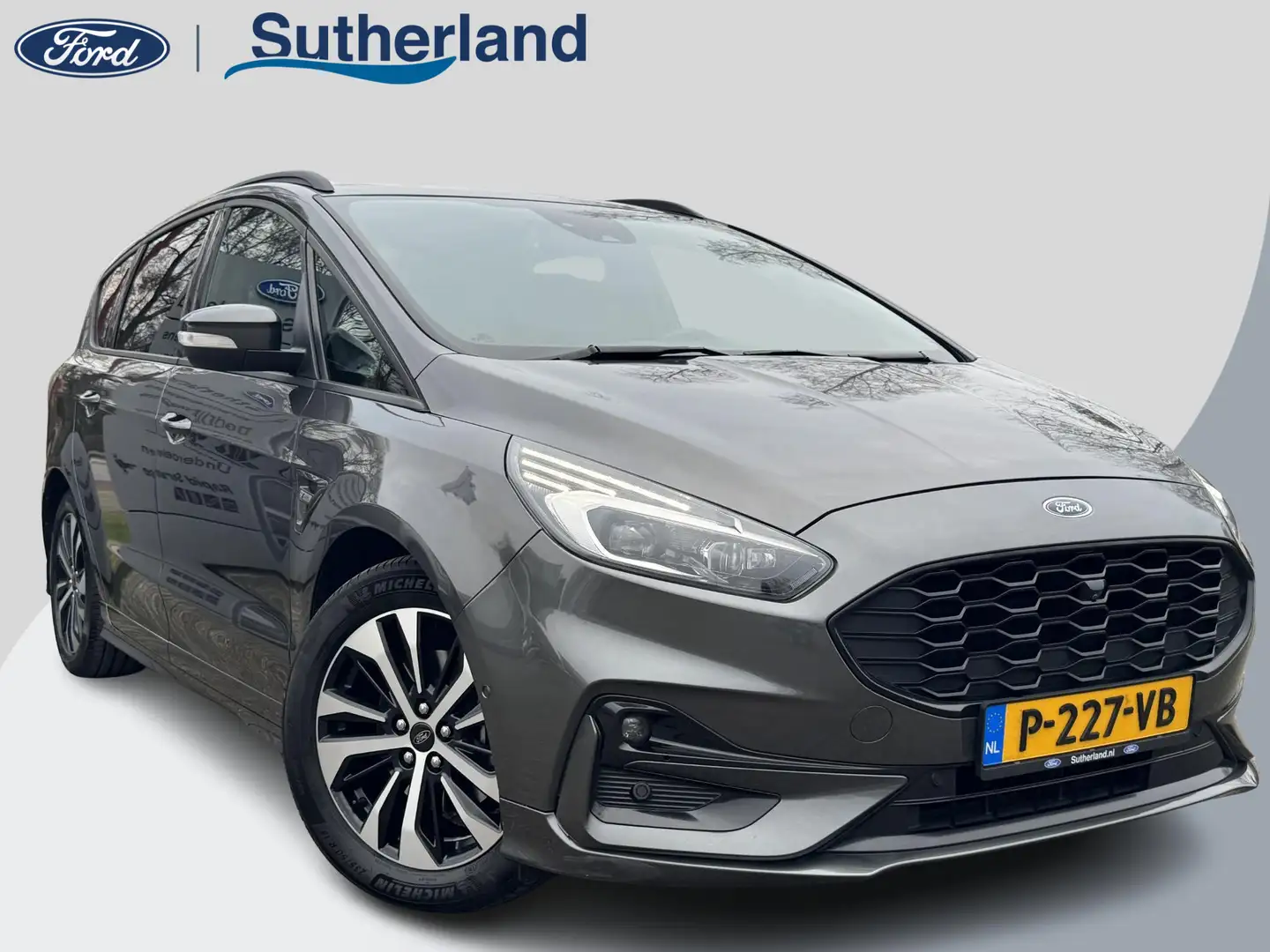 Ford S-Max 2.5 FHEV ST-Line Hybride Automaat 190pk | Adaptiev Grijs - 1