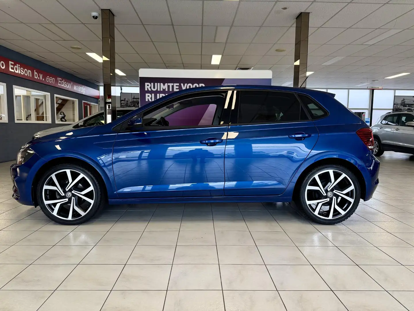 Volkswagen Polo 1.0 TSI Highline DSG *18LM*APP*NAVI* 100% D.O.* Blauw - 2