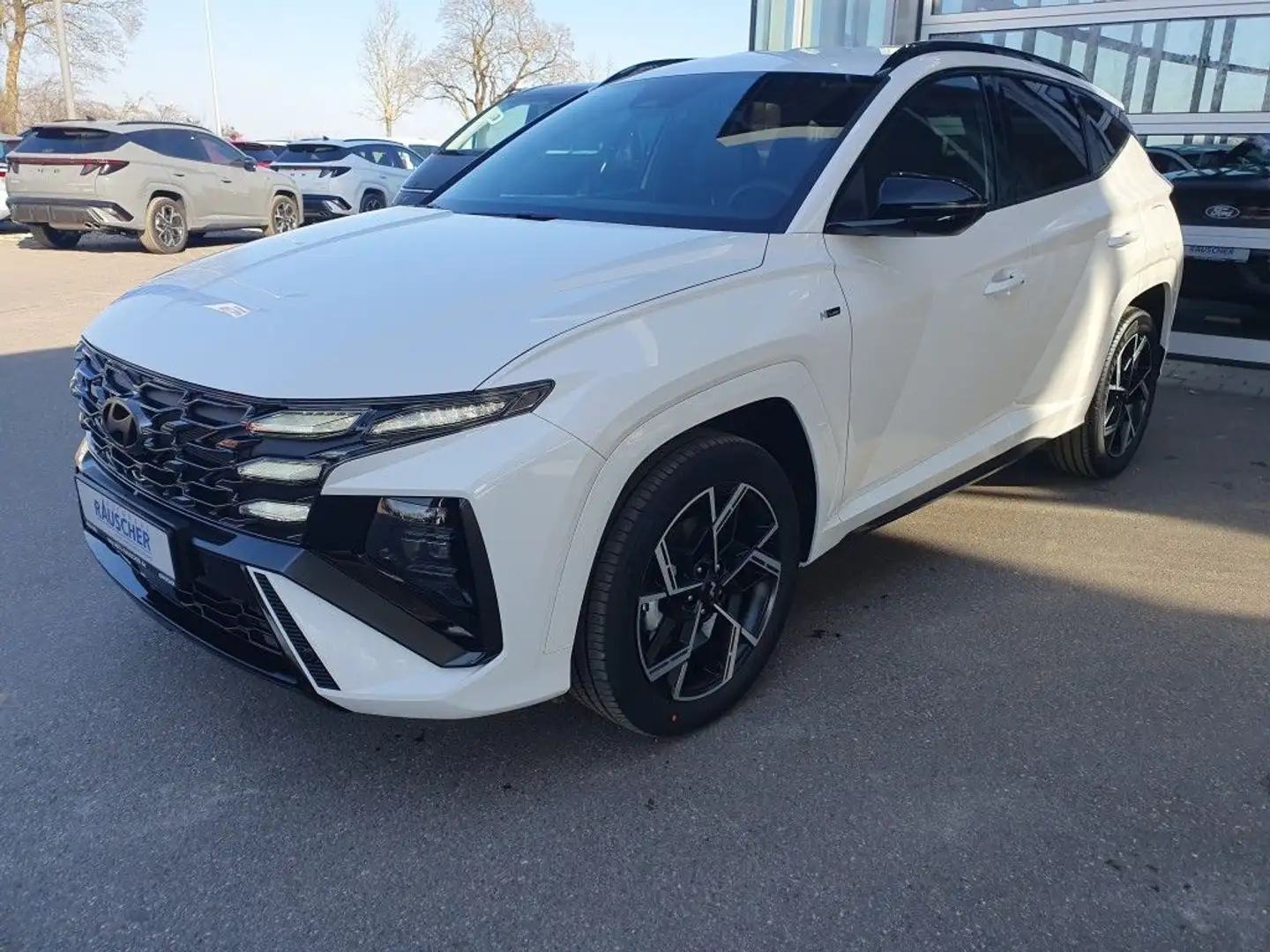 Hyundai TUCSON 1.6 T-GDi 2WD DCT N Line (NX4e) Weiß - 1