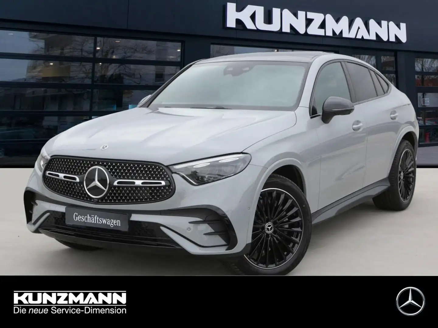Mercedes-Benz GLC 450 d 4MATIC Coupé AMG Night Distronic AHK Gris - 1