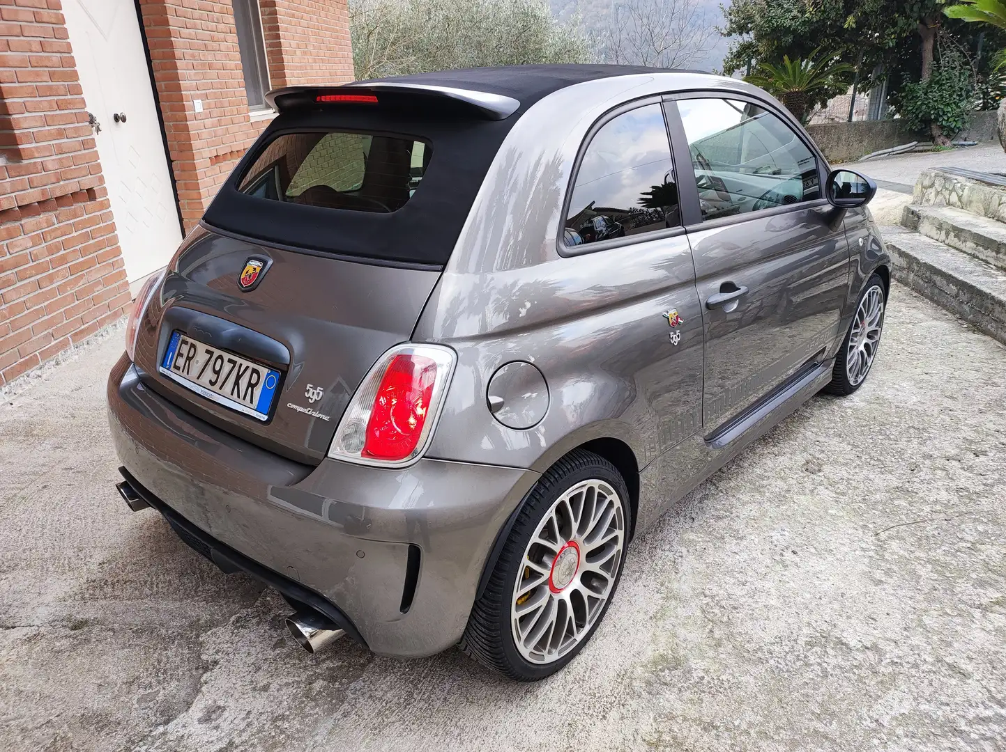 Abarth 595 Competizione 1.4 T-Jet 160cv CABRIO - SABELT - cambio F1 Grigio - 2