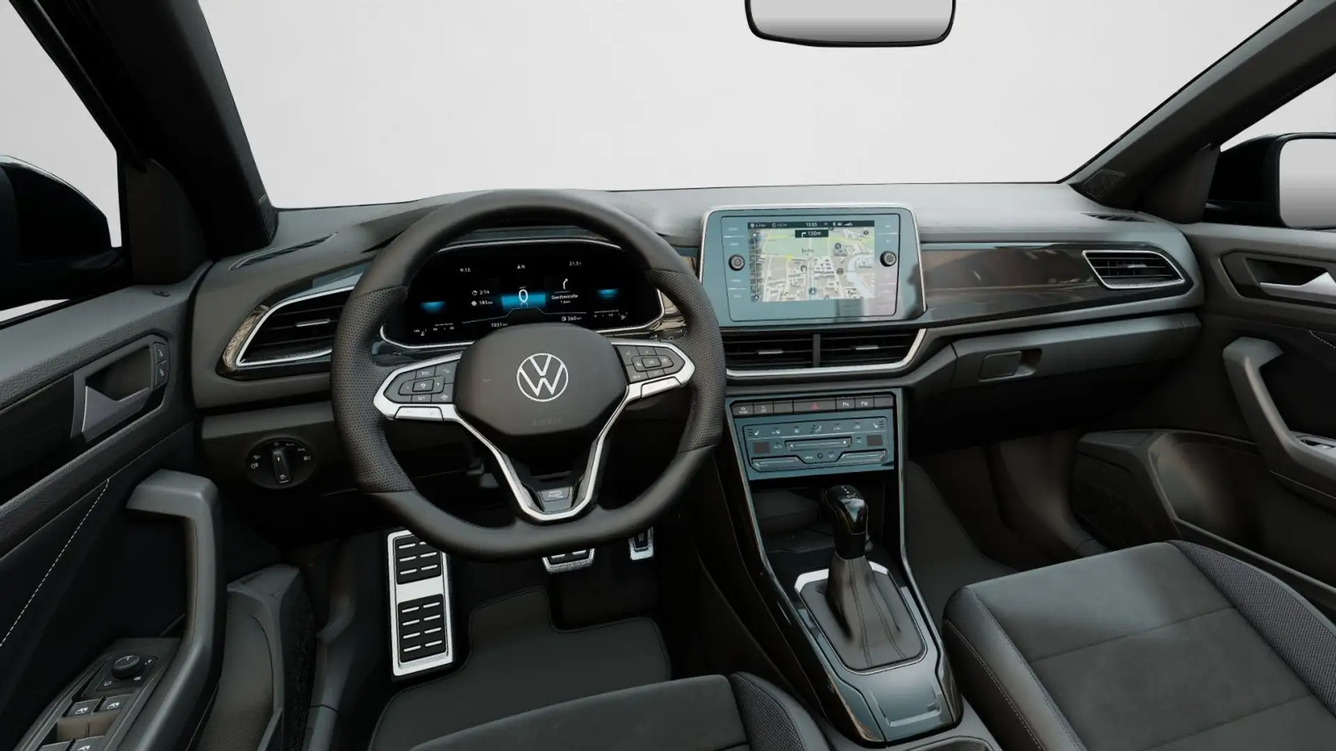 Volkswagen T-Roc 1.5 TSI *R-Line* DSG AHK Kamera SHZ ACC Schwarz - 2