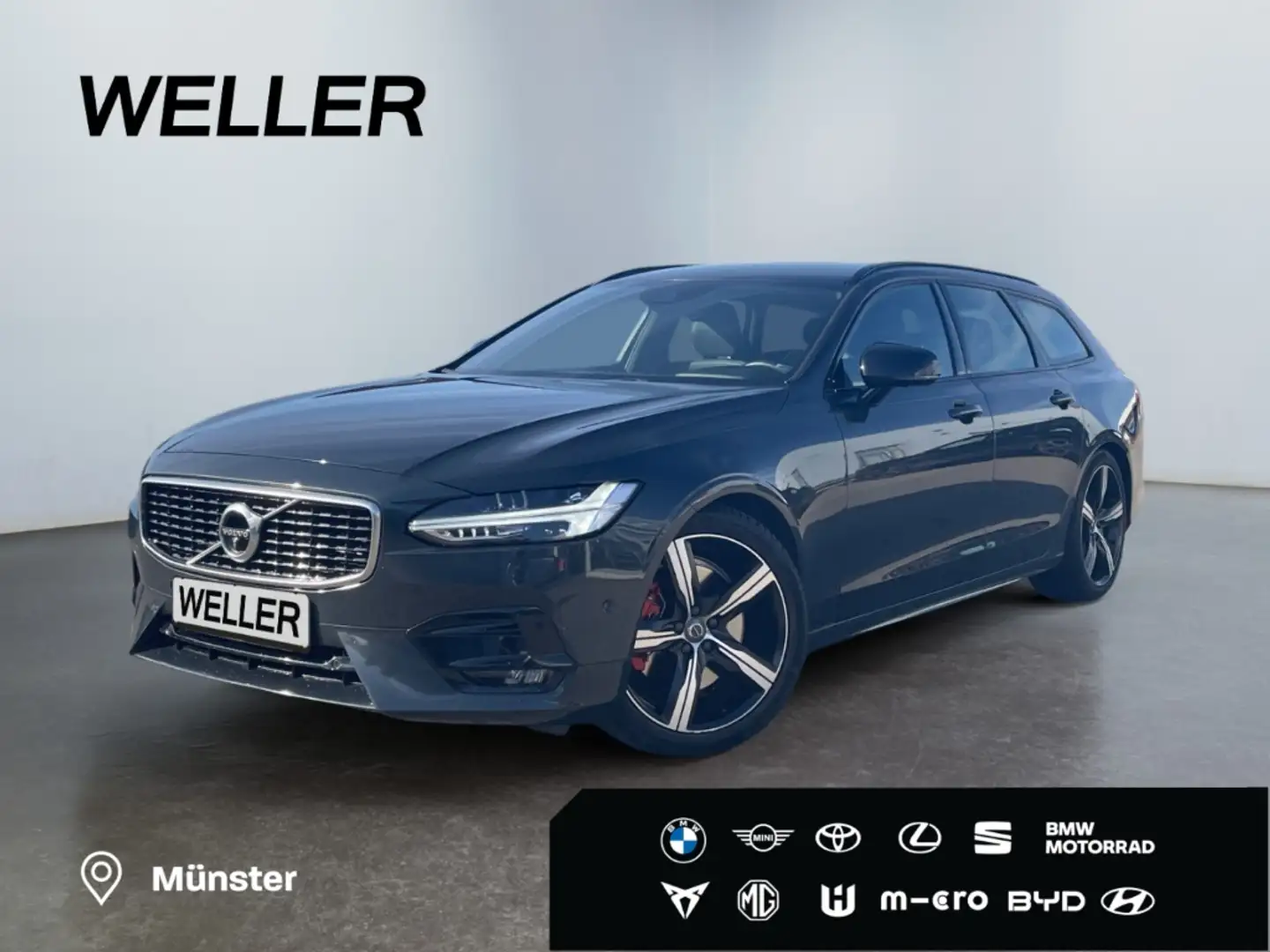 Volvo V90 T4 Geartronic R Design *LED*ACC*Digital*AHK* Grau - 1