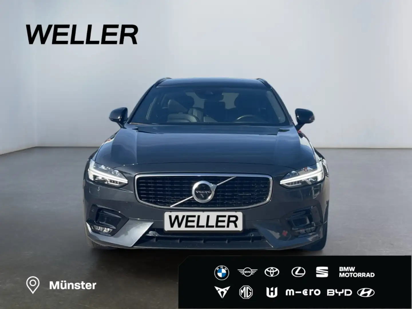 Volvo V90 T4 Geartronic R Design *LED*ACC*Digital*AHK* Grau - 2