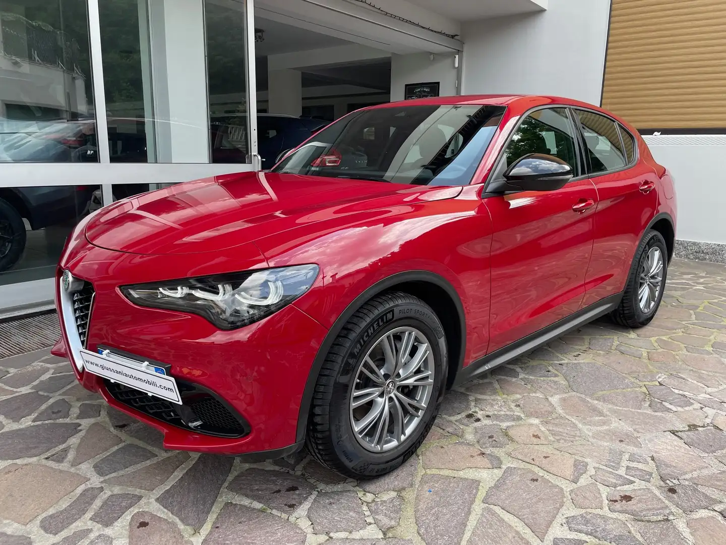 Alfa Romeo Stelvio 2.2 t Super rwd 160cv auto UNICO PROPR. BELLISSIMA Rosso - 1