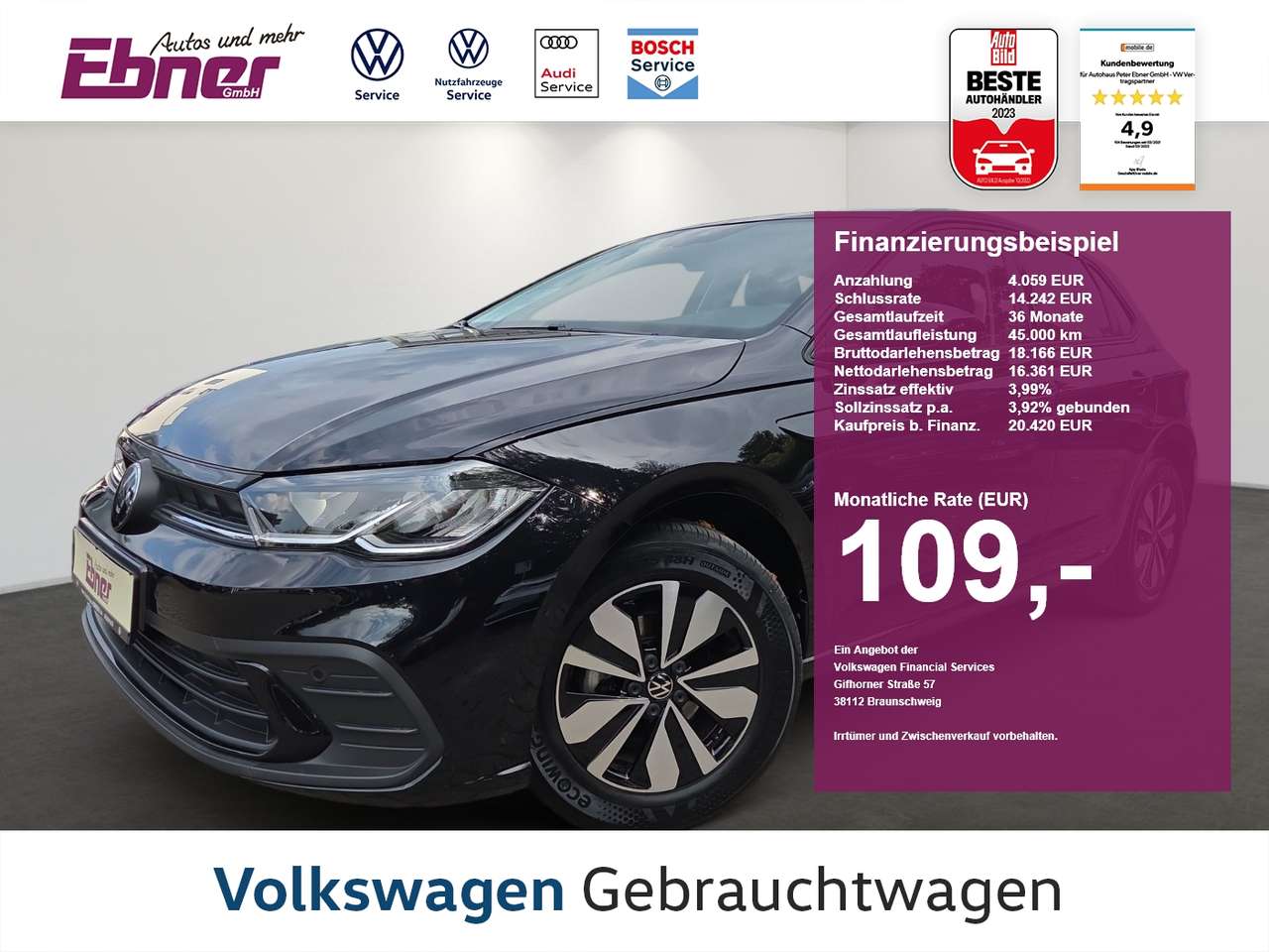 Volkswagen Polo 2024 — MOVE TSI DSG LED+NAVI-APP+SITZHZG+AC-AUTOM+15 ALU!