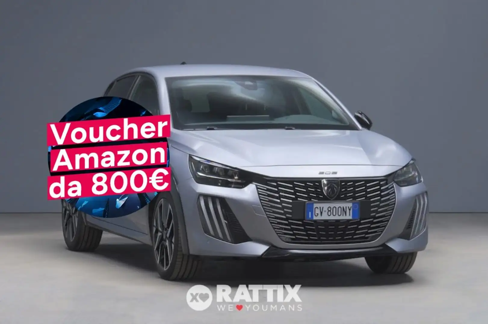 Peugeot 208 1.2 Puretech 100CV GT Grau - 1