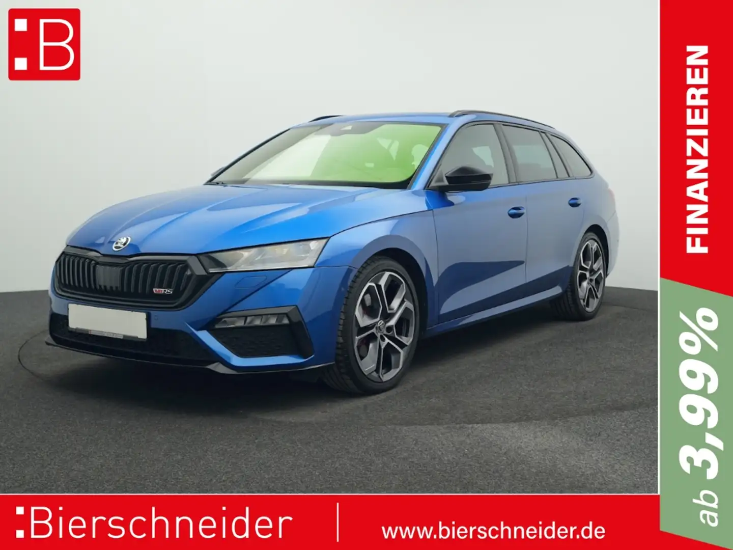 Skoda Octavia Combi 2.0 TDI DSG 4x4 RS PANO KAMERA HuD NAVI SHZ Blau - 1