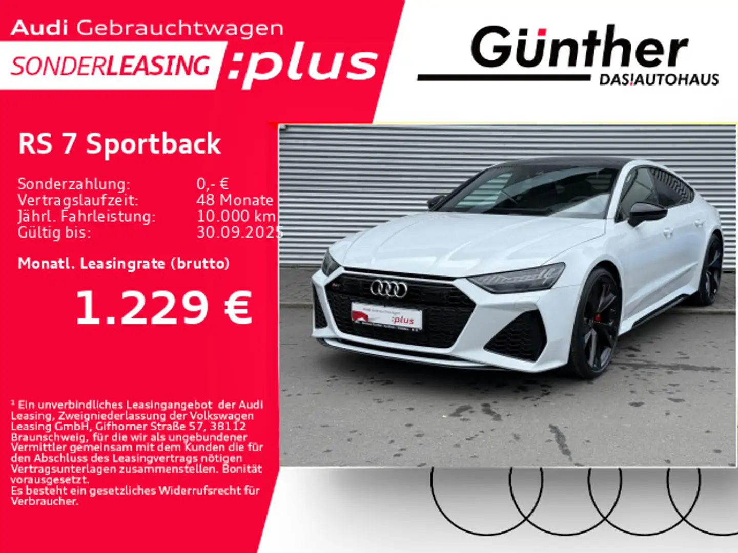 Audi RS7 Performance+SPORTABGA+WINTERRÄDER Blanc - 1