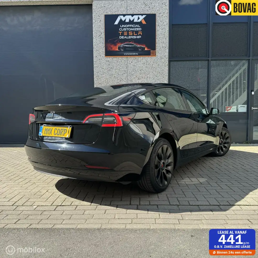Tesla Model 3 SR+ MiC BLACK 60kwh AMD RYZEN MMX PACK Zwart - 1
