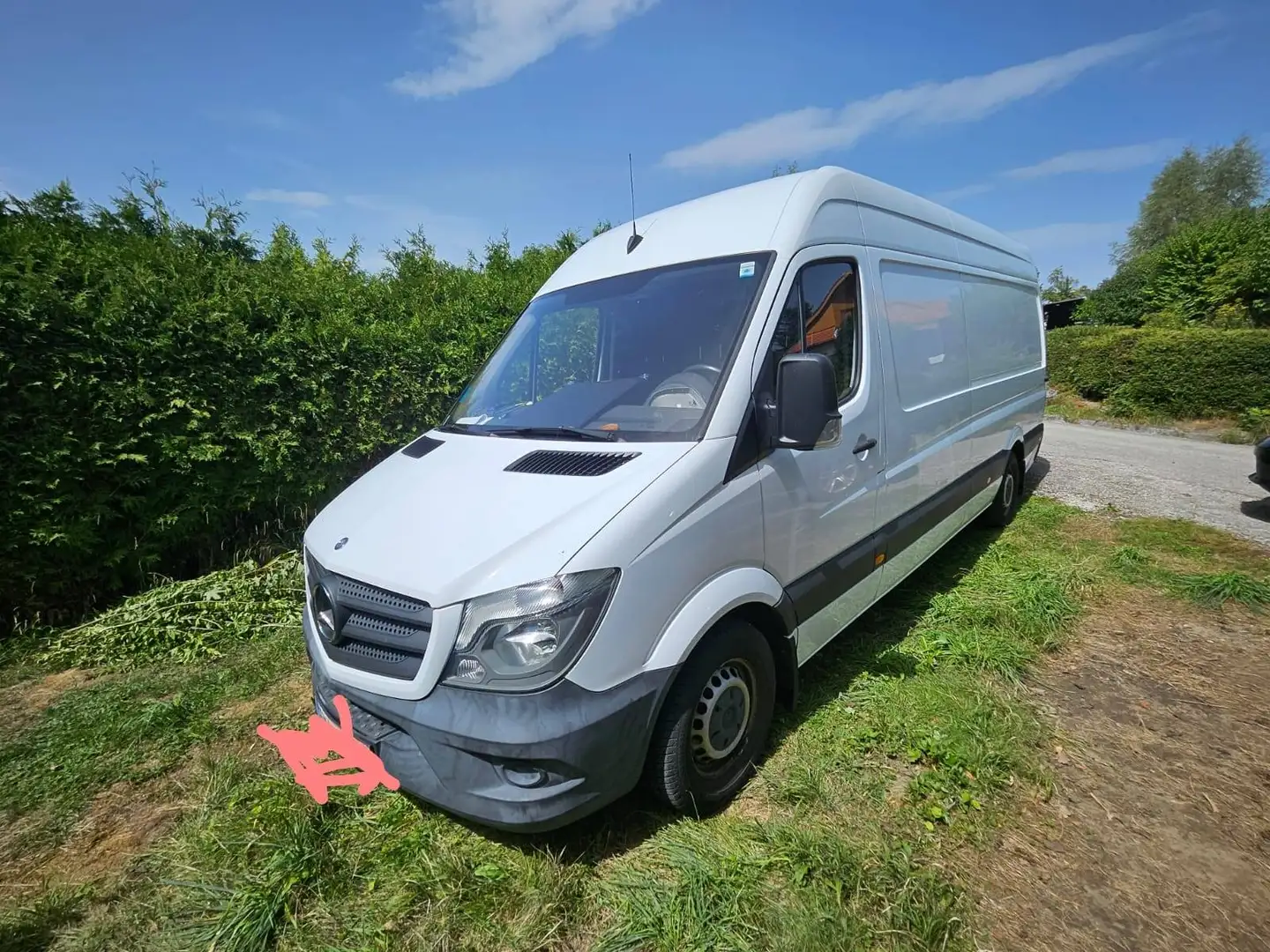 Mercedes-Benz Sprinter Sprinter 316 CDI HD 3,5t / 4.325 mm / Ehrliches Auto, Top Ausstattung Service und Pickerl neu. Weiß - 1