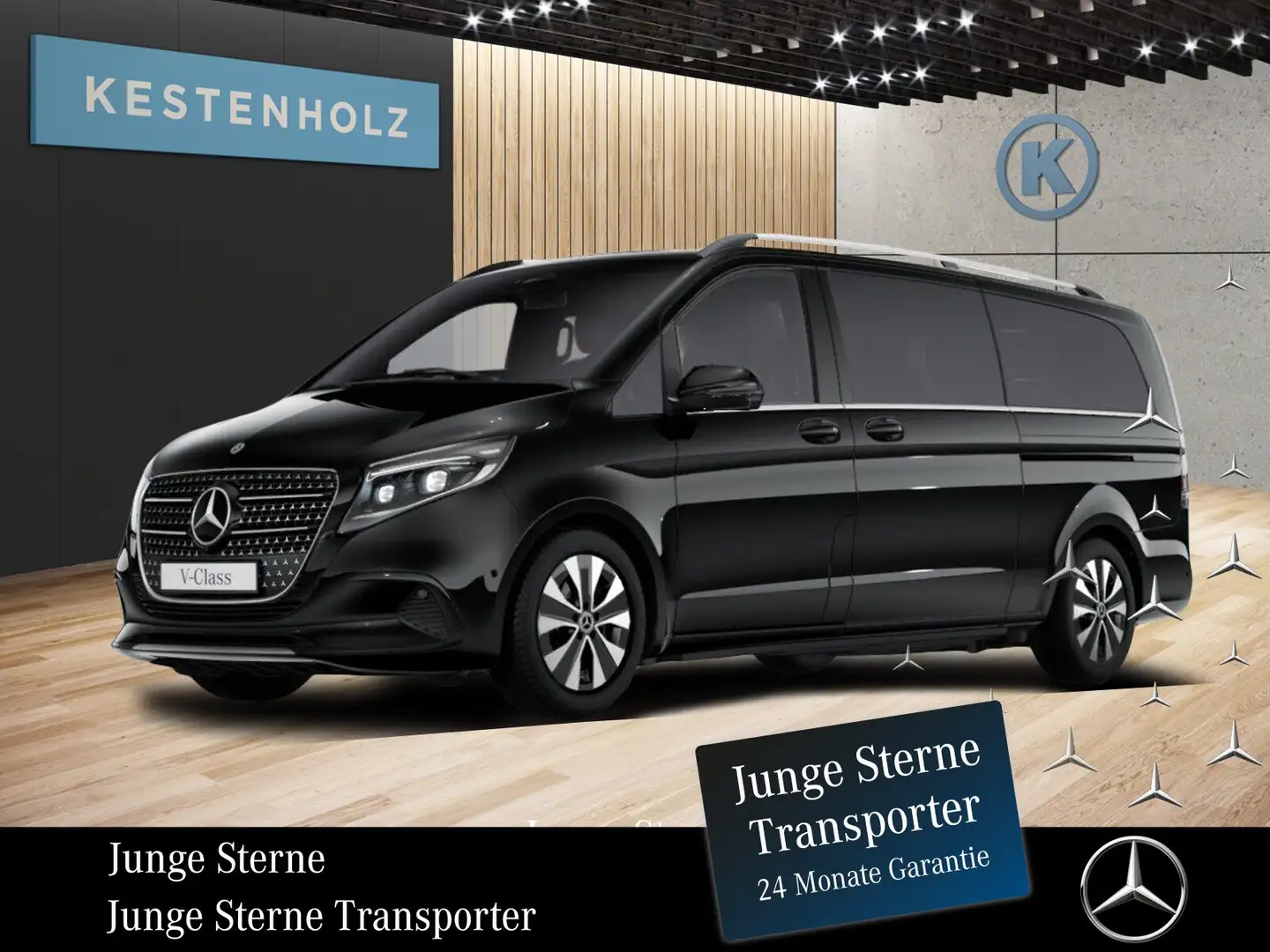Mercedes-Benz V 300 V 300 d AVANTGARDE ExtraL 8-SITZE*STHZG*EL-TÜREN Schwarz - 1