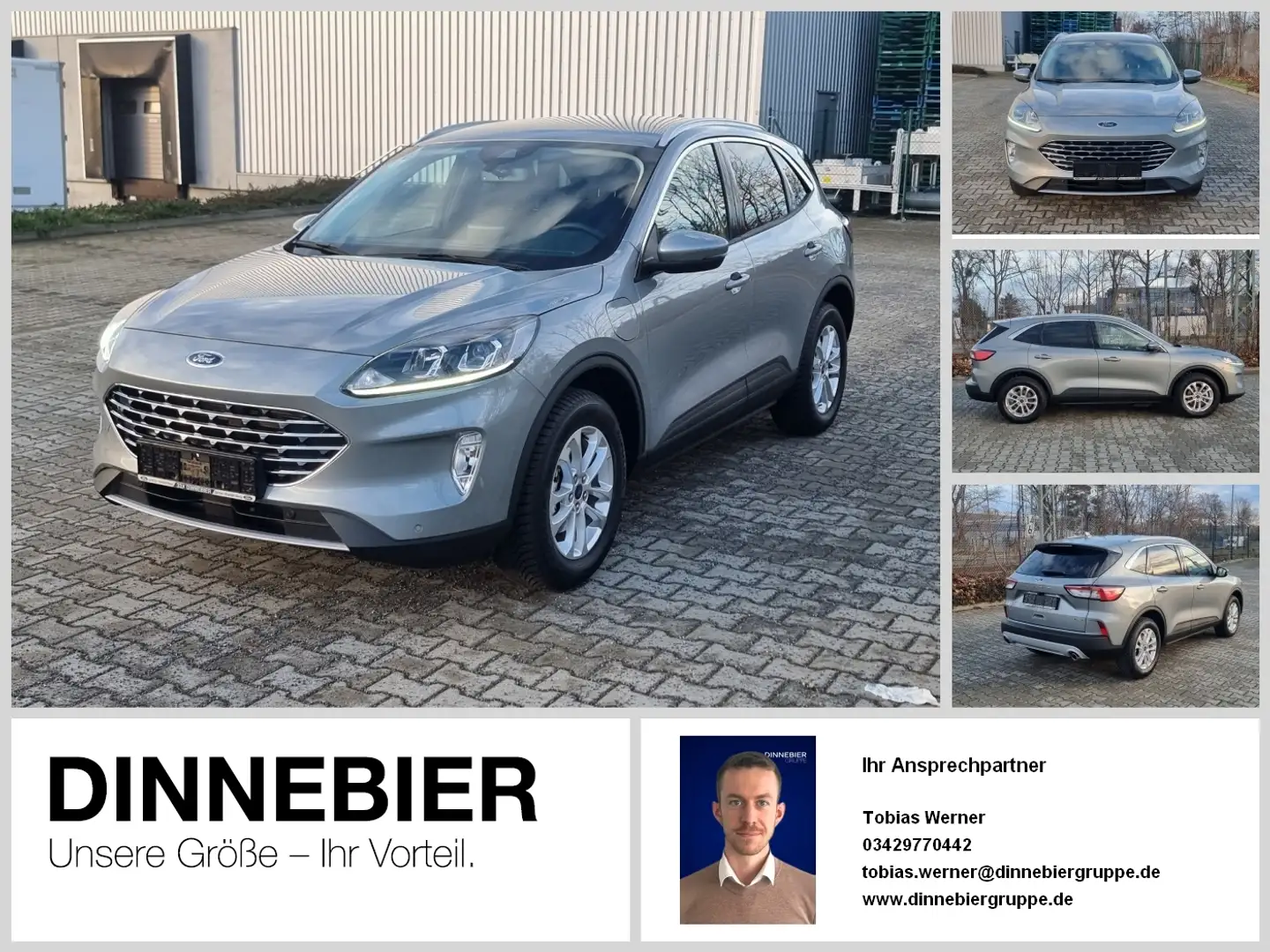 Ford Kuga Titanium Navi+Kamera+Winterpaket+Klima Silber - 1