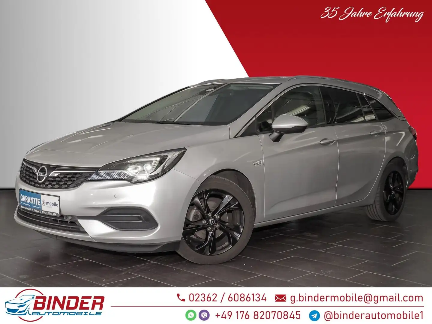 Opel Astra K Sports Elegance*UNFALLFREI*GARANTIE*TOP* Silber - 1