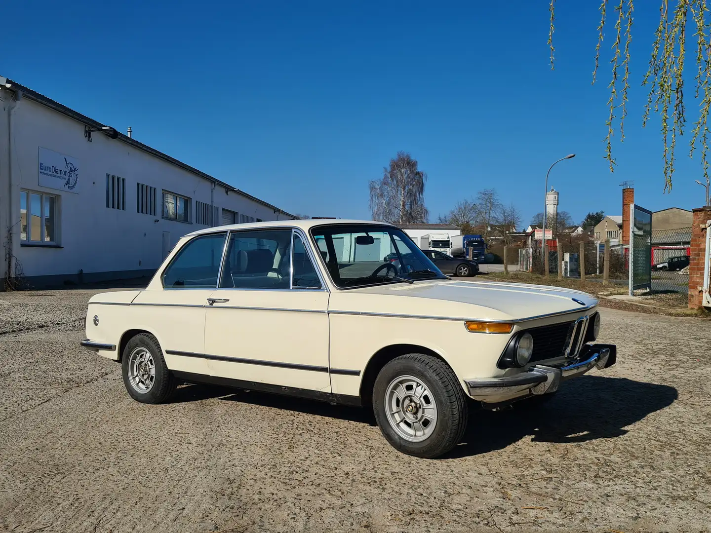 BMW 2002 1802, neue HU, 2.-Hand, H-Kennz., Alu, Original Weiß - 2