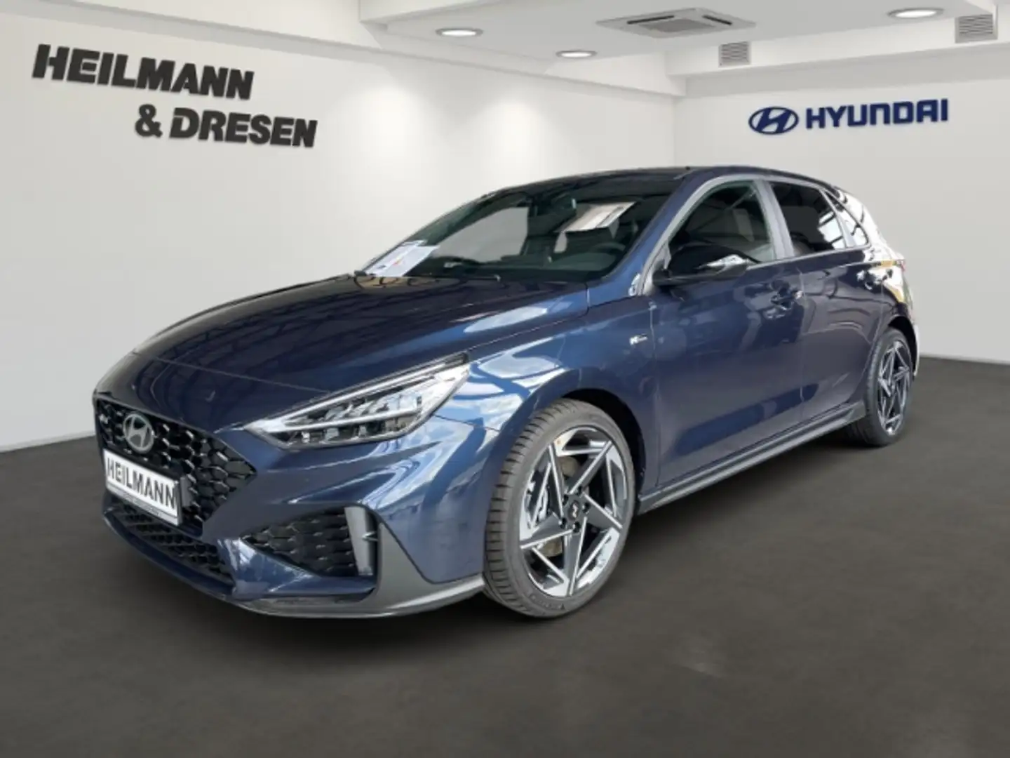 Hyundai i30 N Line (48V) 1.5 Automatik/ACC/SmartKey/Navi/LED/S Blau - 1